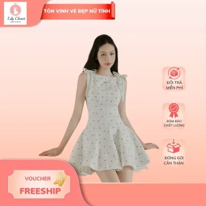 Đầm đeo nơ