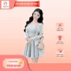 Đầm ngắn xòe bèo
