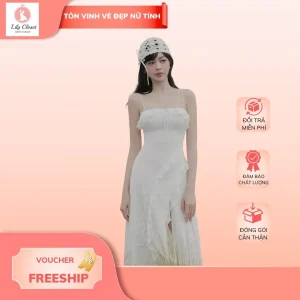 Đầm ren trắng