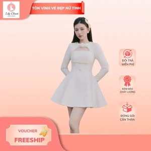 Đầm xòe tiểu thư
