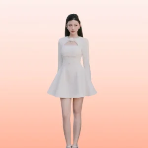 Đầm xòe tiểu thư